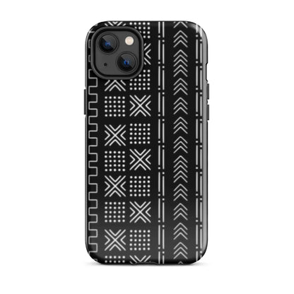 African Mud Cloth Tough MagSafe iPhone Case - The Global Wanderer