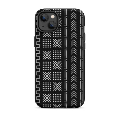 African Mud Cloth Tough MagSafe iPhone Case - The Global Wanderer