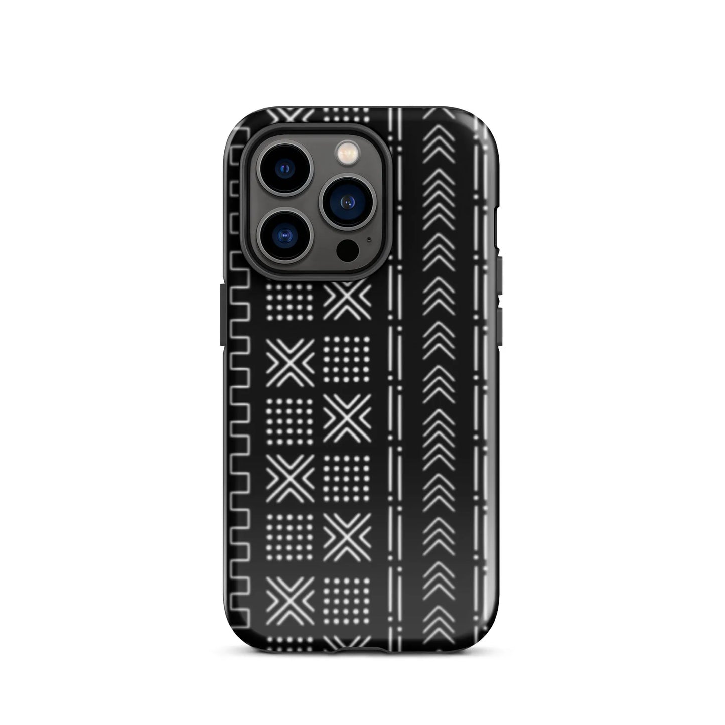 African Mud Cloth Tough MagSafe iPhone Case - The Global Wanderer