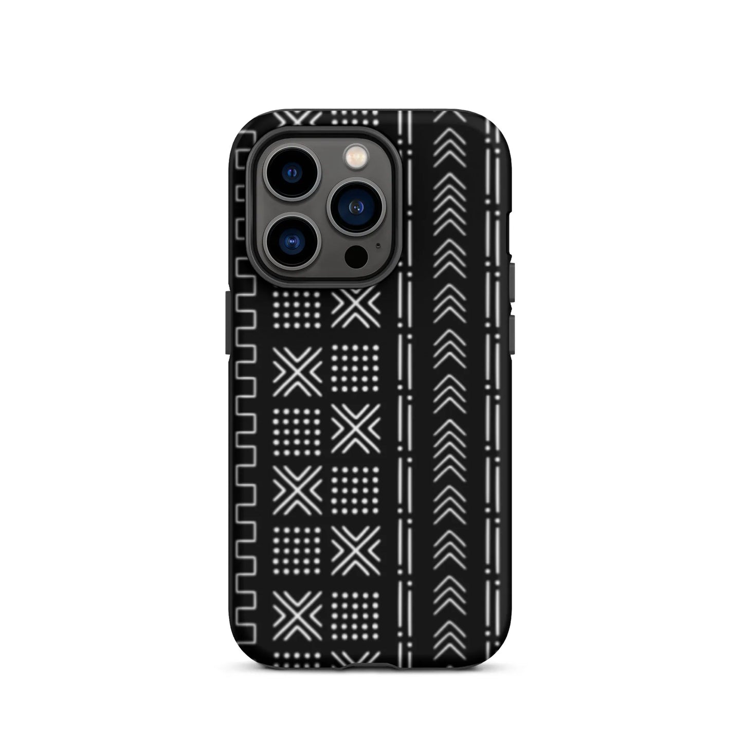 African Mud Cloth Tough MagSafe iPhone Case - The Global Wanderer