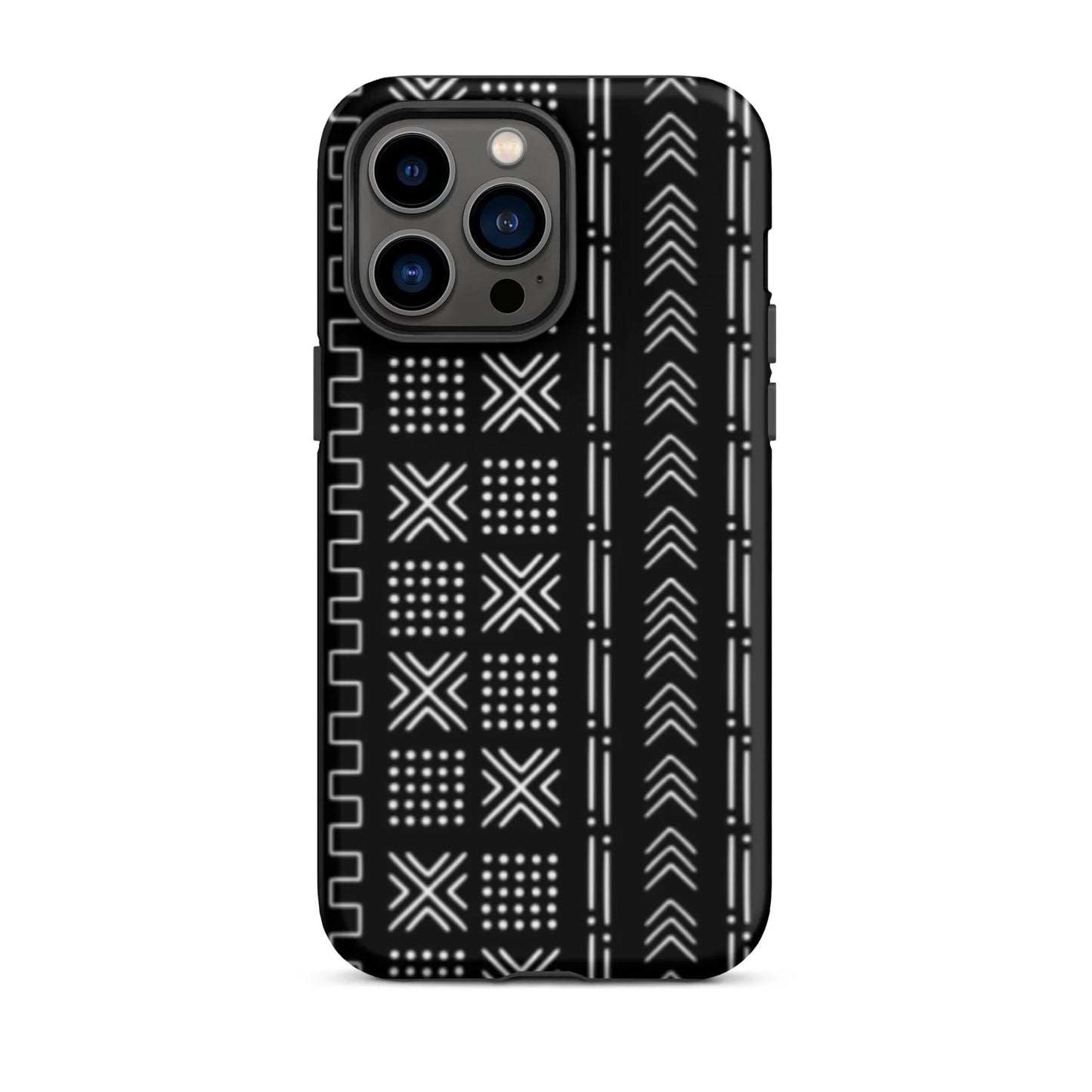 African Mud Cloth Tough MagSafe iPhone Case - The Global Wanderer