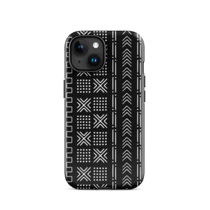 African Mud Cloth Tough MagSafe iPhone Case - The Global Wanderer