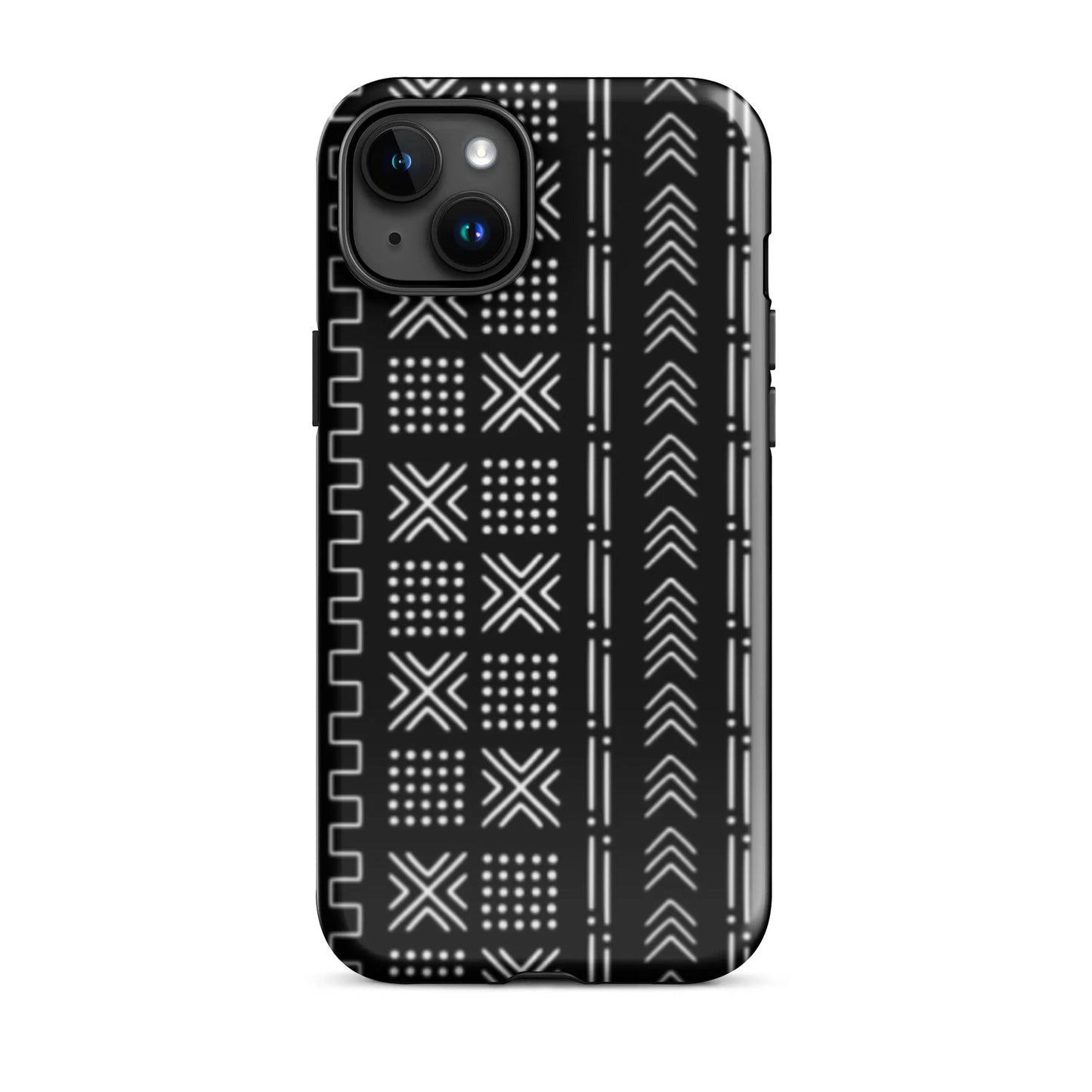 African Mud Cloth Tough MagSafe iPhone Case - The Global Wanderer