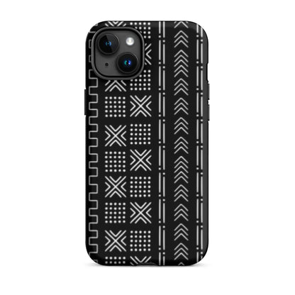 African Mud Cloth Tough MagSafe iPhone Case - The Global Wanderer