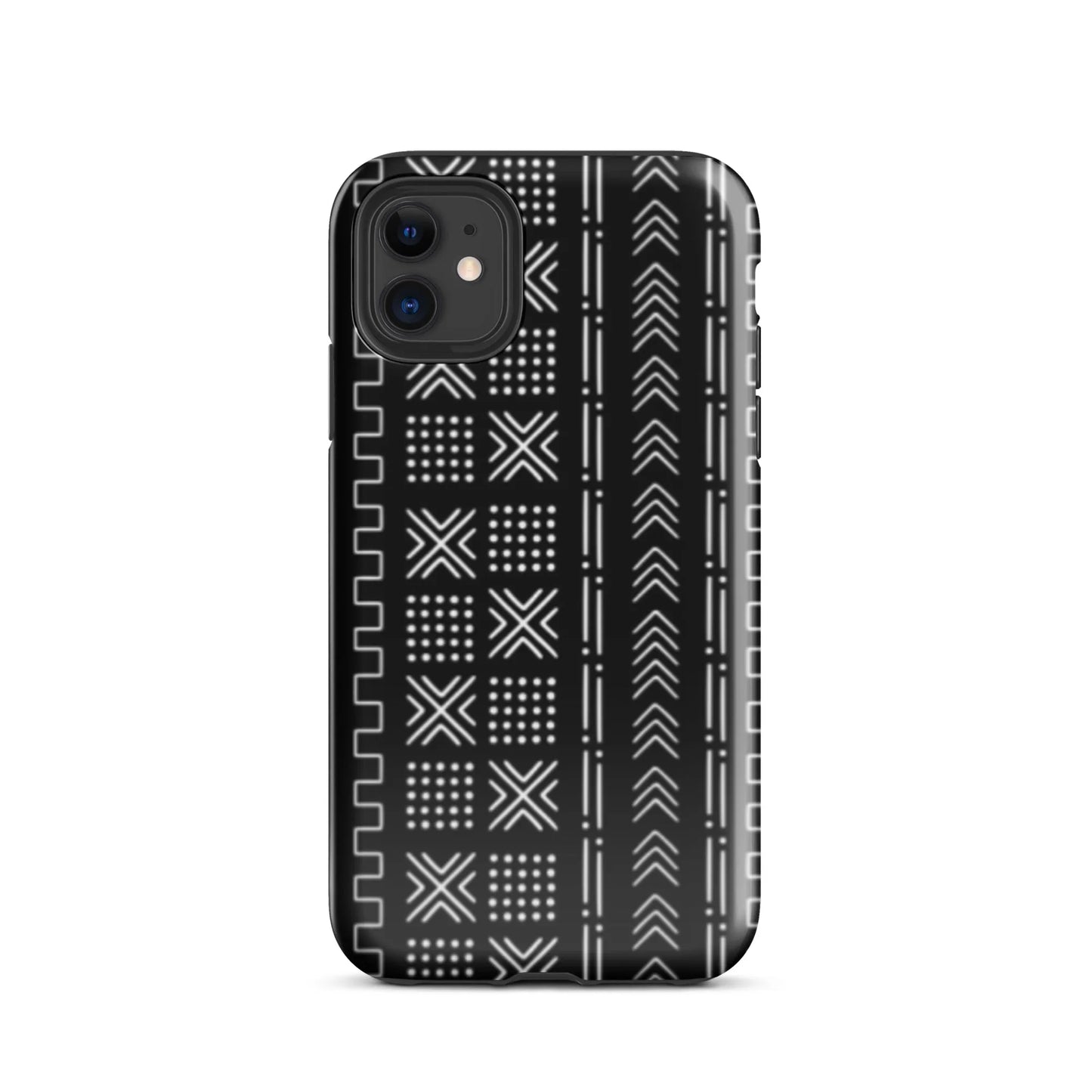 African Mud Cloth Tough MagSafe iPhone Case - The Global Wanderer