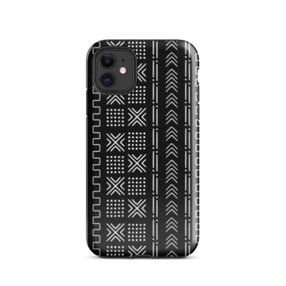 African Mud Cloth Tough MagSafe iPhone Case - The Global Wanderer