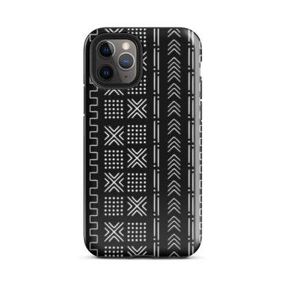 African Mud Cloth Tough MagSafe iPhone Case - The Global Wanderer