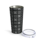 African Mud Cloth Tumbler - The Global Wanderer
