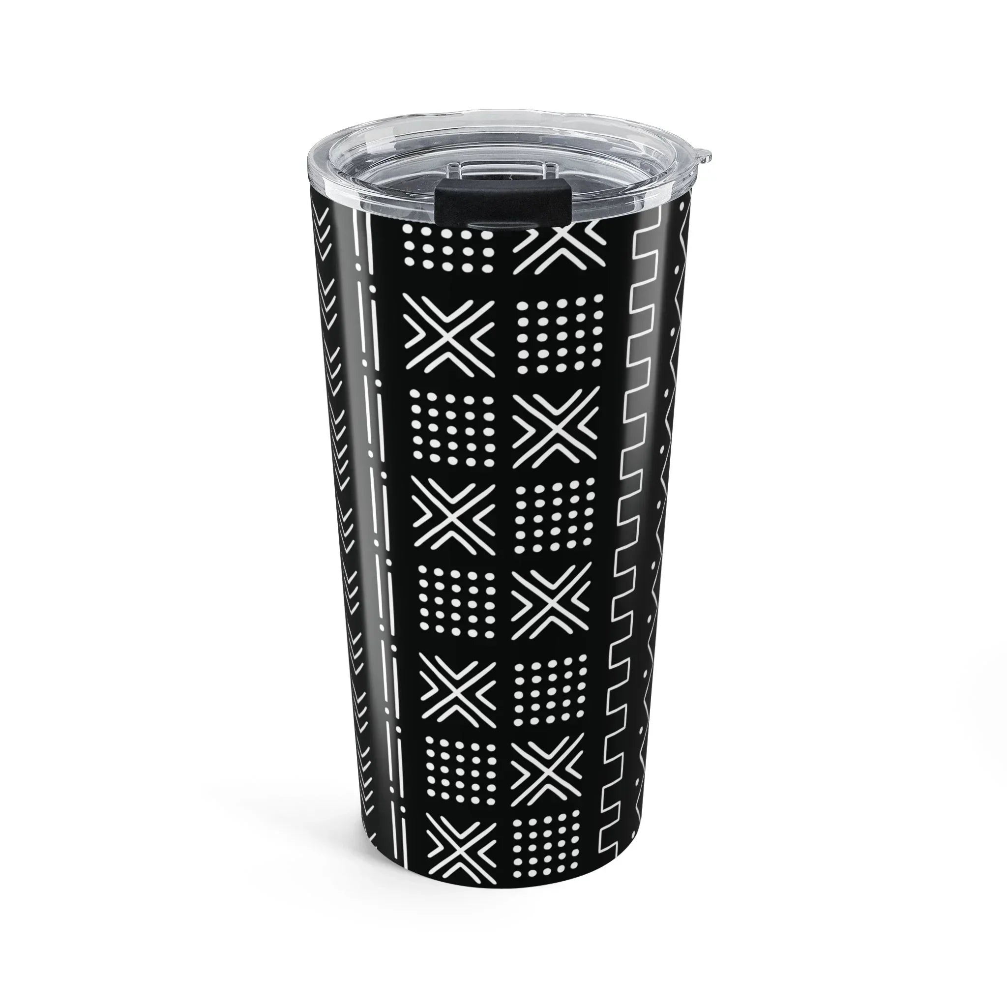 African Mud Cloth Tumbler - The Global Wanderer