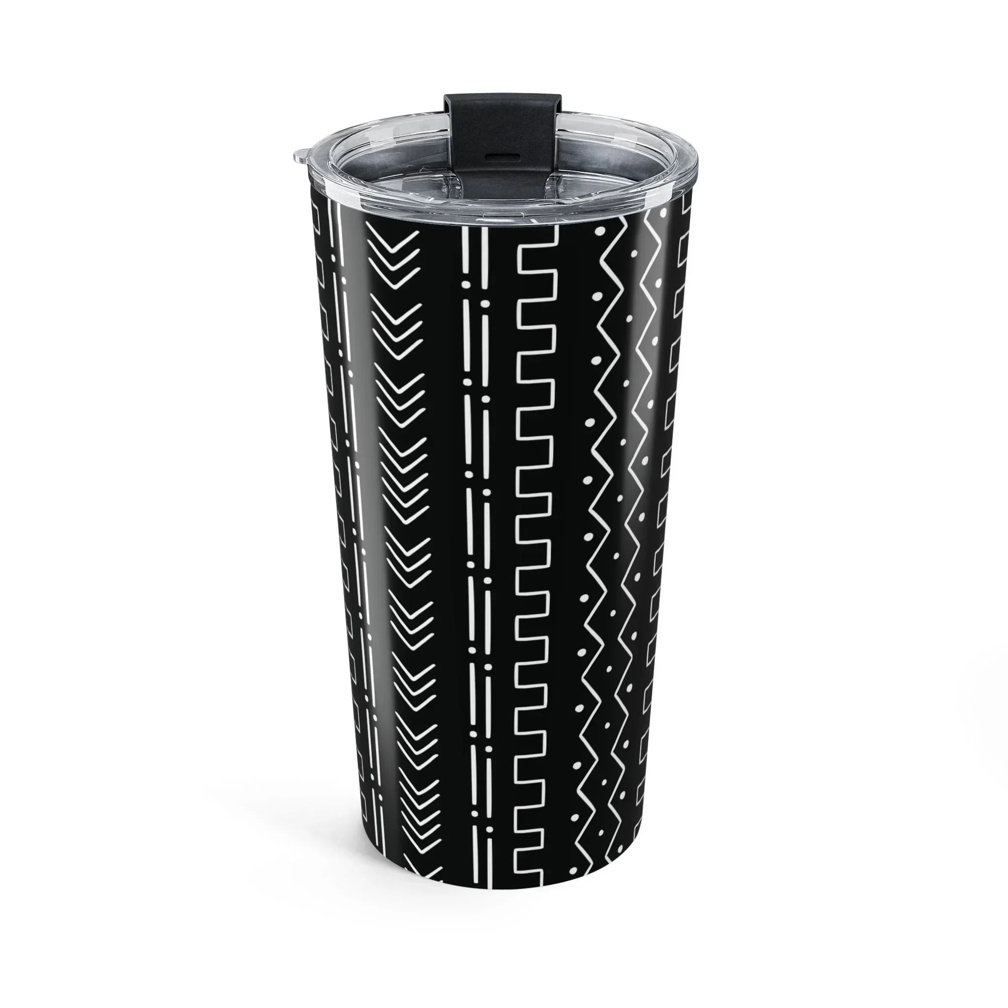 African Mud Cloth Tumbler - The Global Wanderer