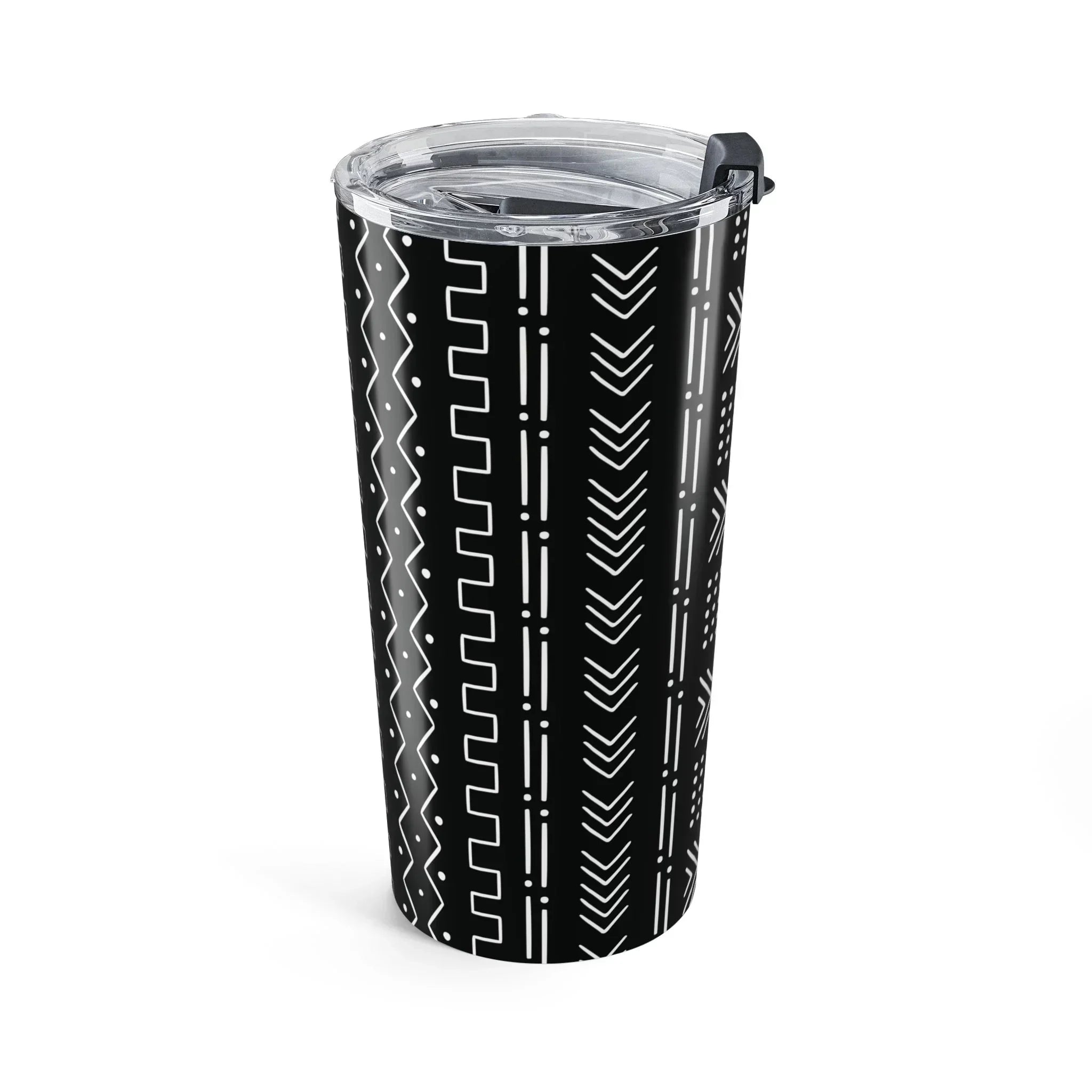 African Mud Cloth Tumbler - The Global Wanderer