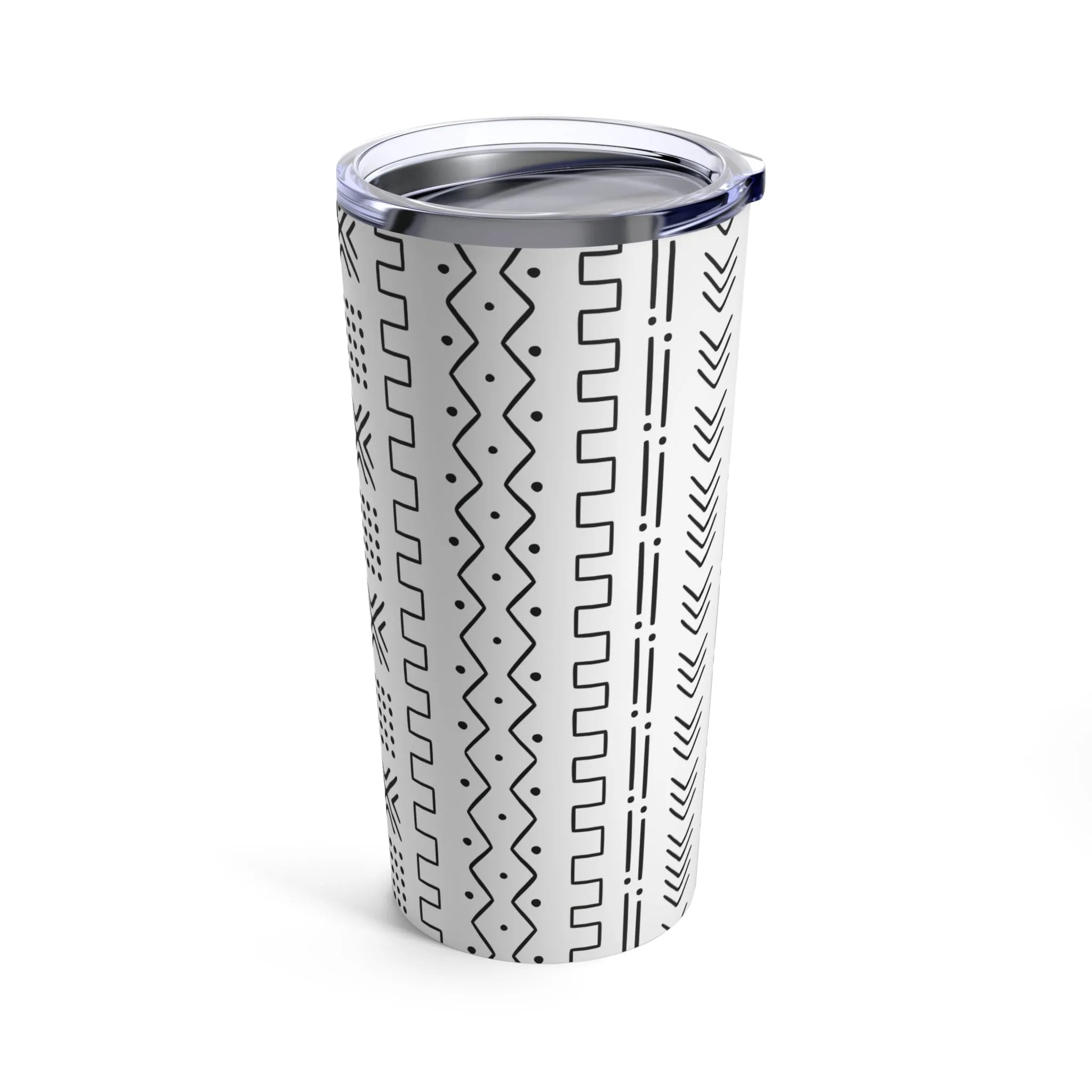 African Mud Cloth Tumbler - The Global Wanderer