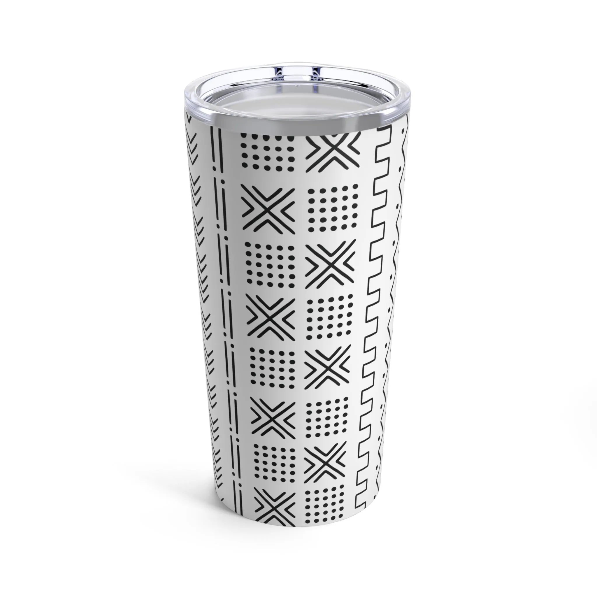 African Mud Cloth Tumbler - The Global Wanderer