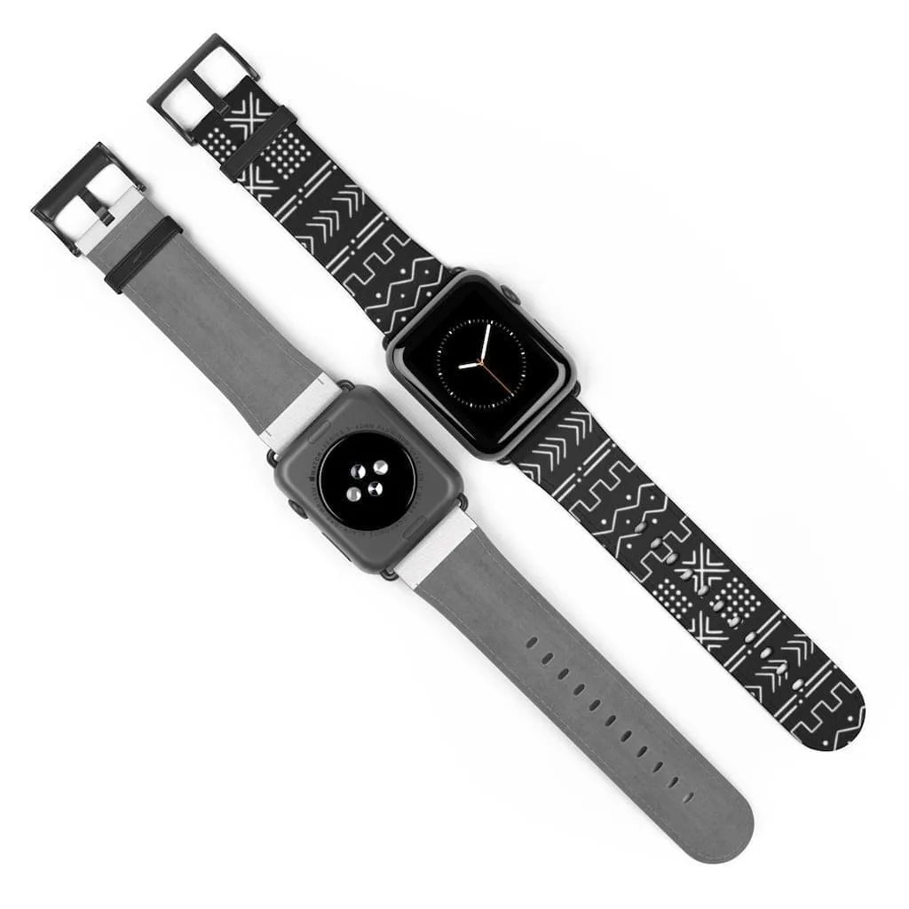 African Mud Cloth Watch Band - The Global Wanderer