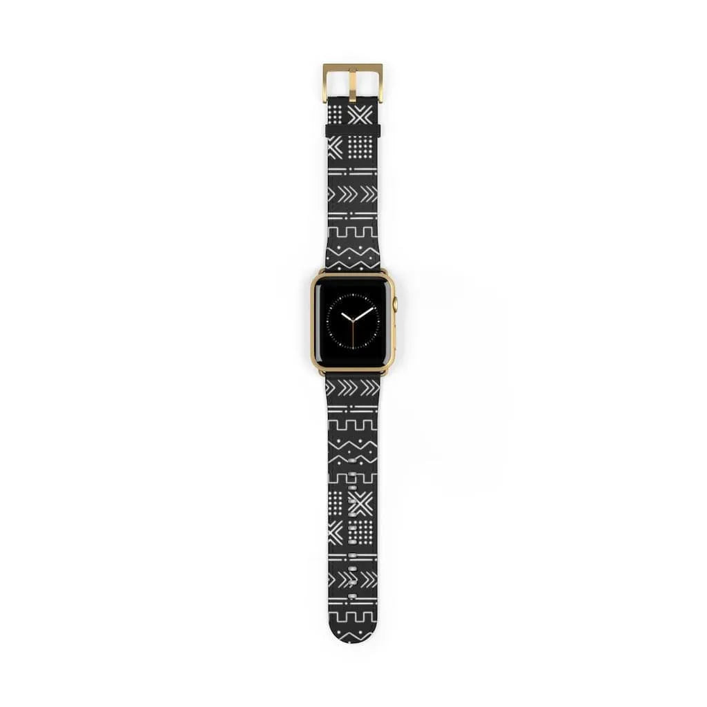 African Mud Cloth Watch Band - The Global Wanderer