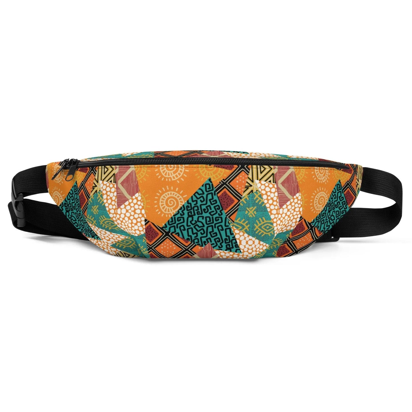 African Patchwork Fanny Pack - The Global Wanderer