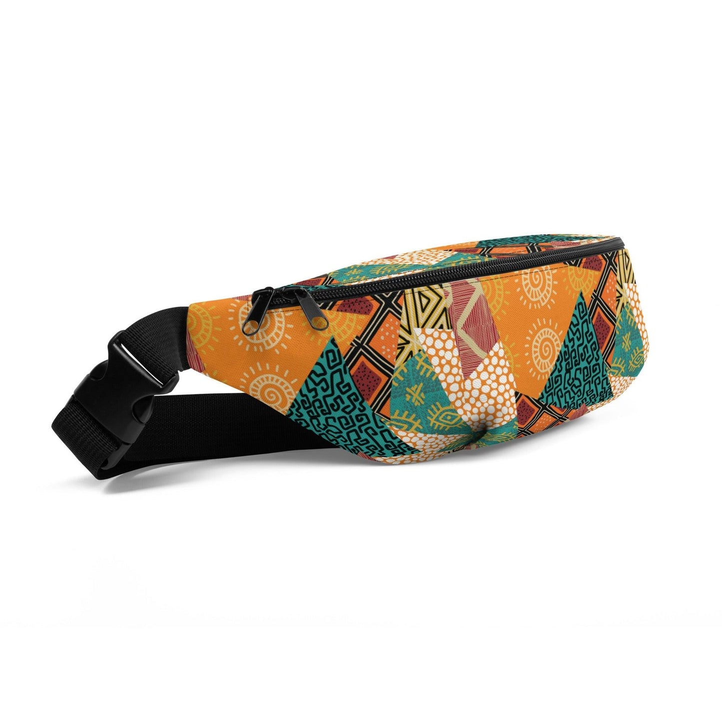 African Patchwork Fanny Pack - The Global Wanderer