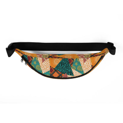 African Patchwork Fanny Pack - The Global Wanderer