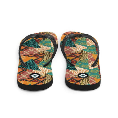 African Patchwork Flip Flops - The Global Wanderer