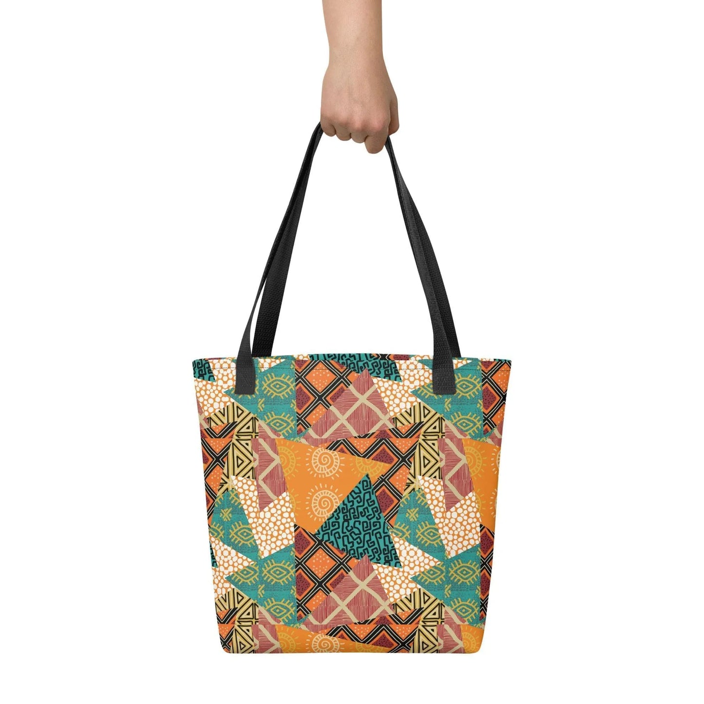 African Patchwork Tote Bag - The Global Wanderer