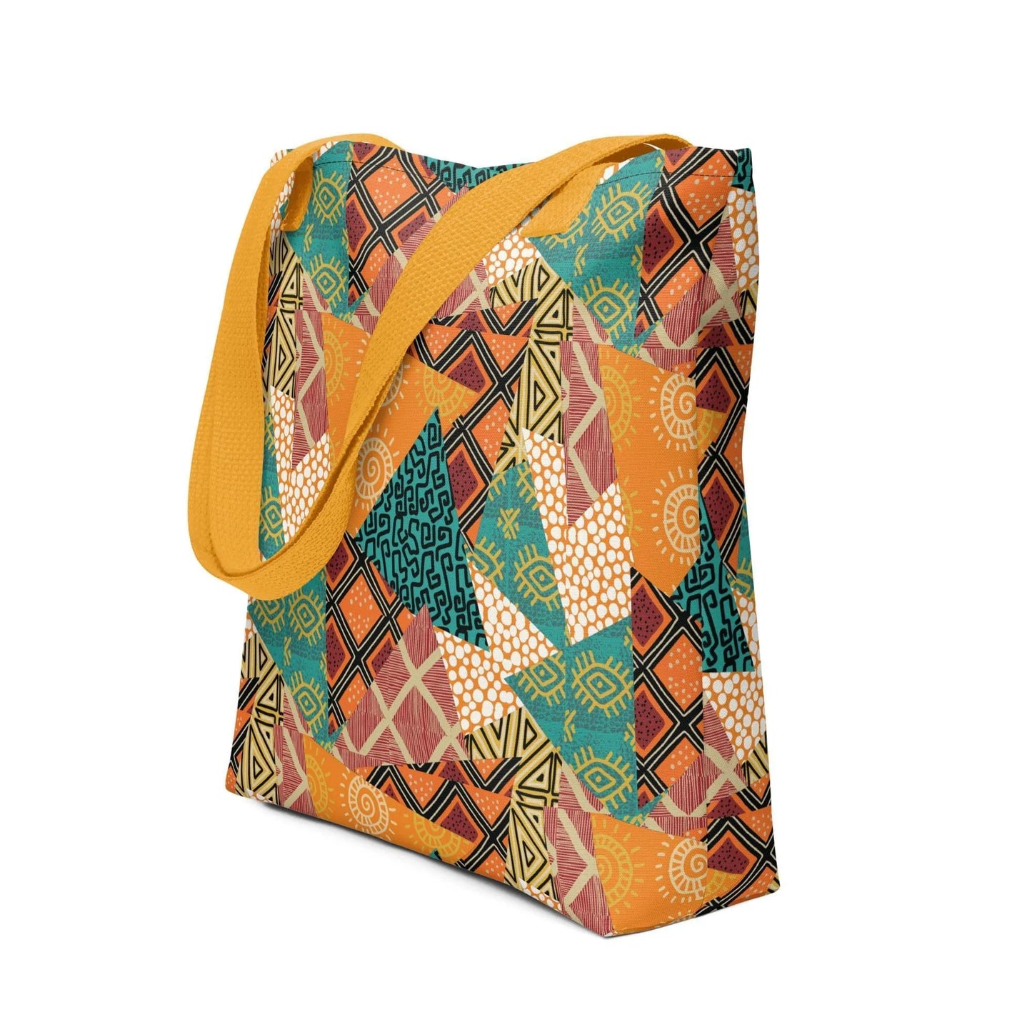 African Patchwork Tote Bag - The Global Wanderer