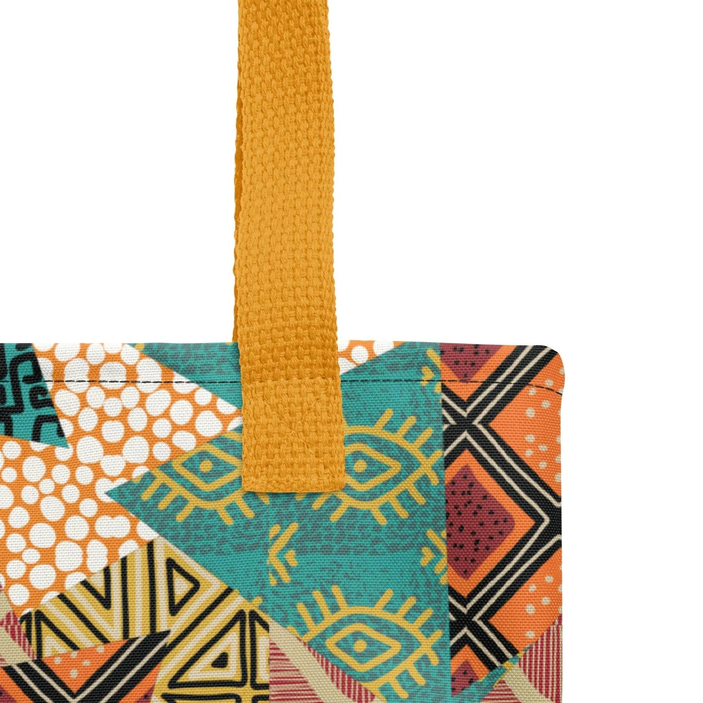 African Patchwork Tote Bag - The Global Wanderer