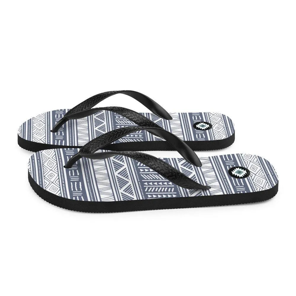 African Print Flip Flops - The Global Wanderer