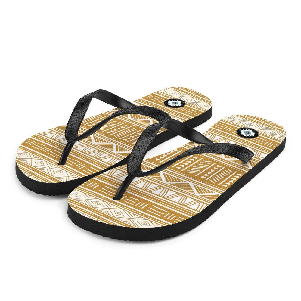 African Print Flip Flops - The Global Wanderer