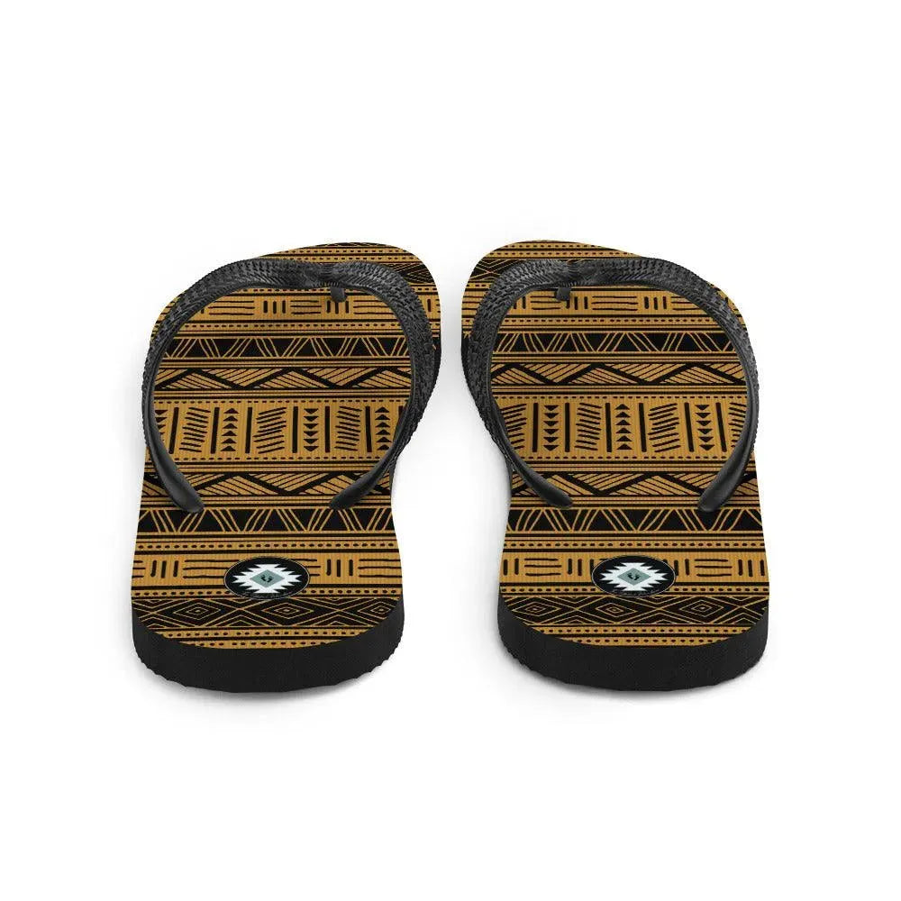 African Print Flip Flops - The Global Wanderer
