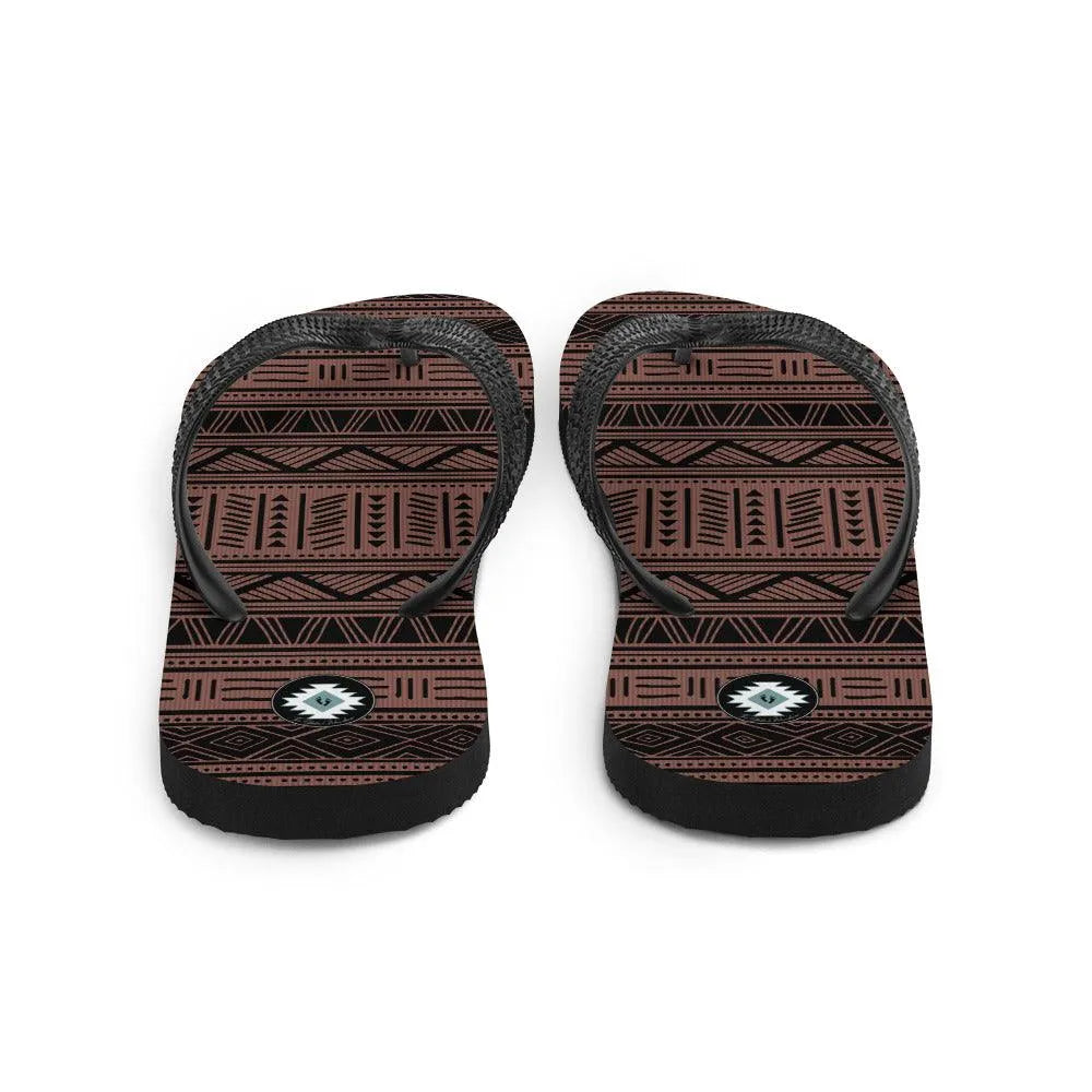 African Print Flip Flops - The Global Wanderer