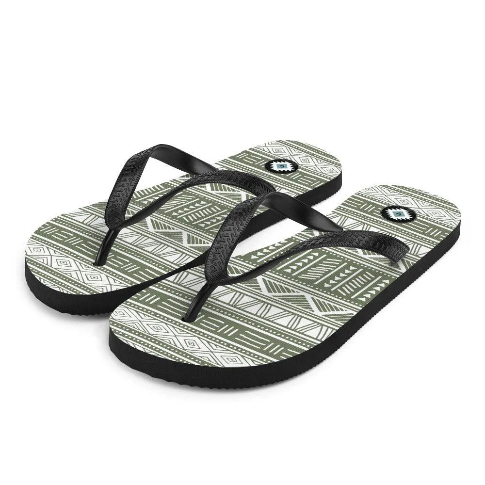 African Print Flip Flops - The Global Wanderer