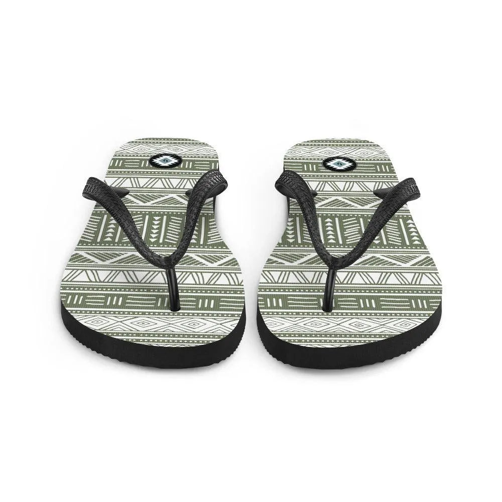 African Print Flip Flops - The Global Wanderer