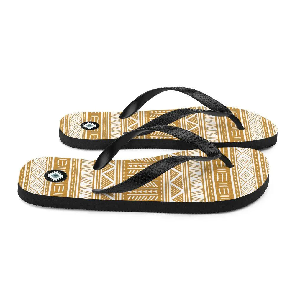 African Print Flip Flops - The Global Wanderer