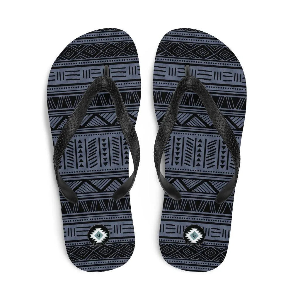 African Print Flip Flops - The Global Wanderer