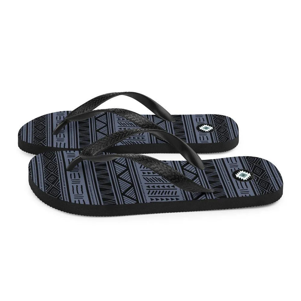 African Print Flip Flops - The Global Wanderer