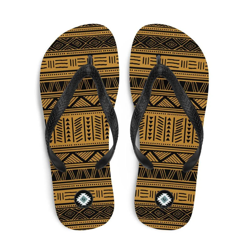 African Print Flip Flops - The Global Wanderer