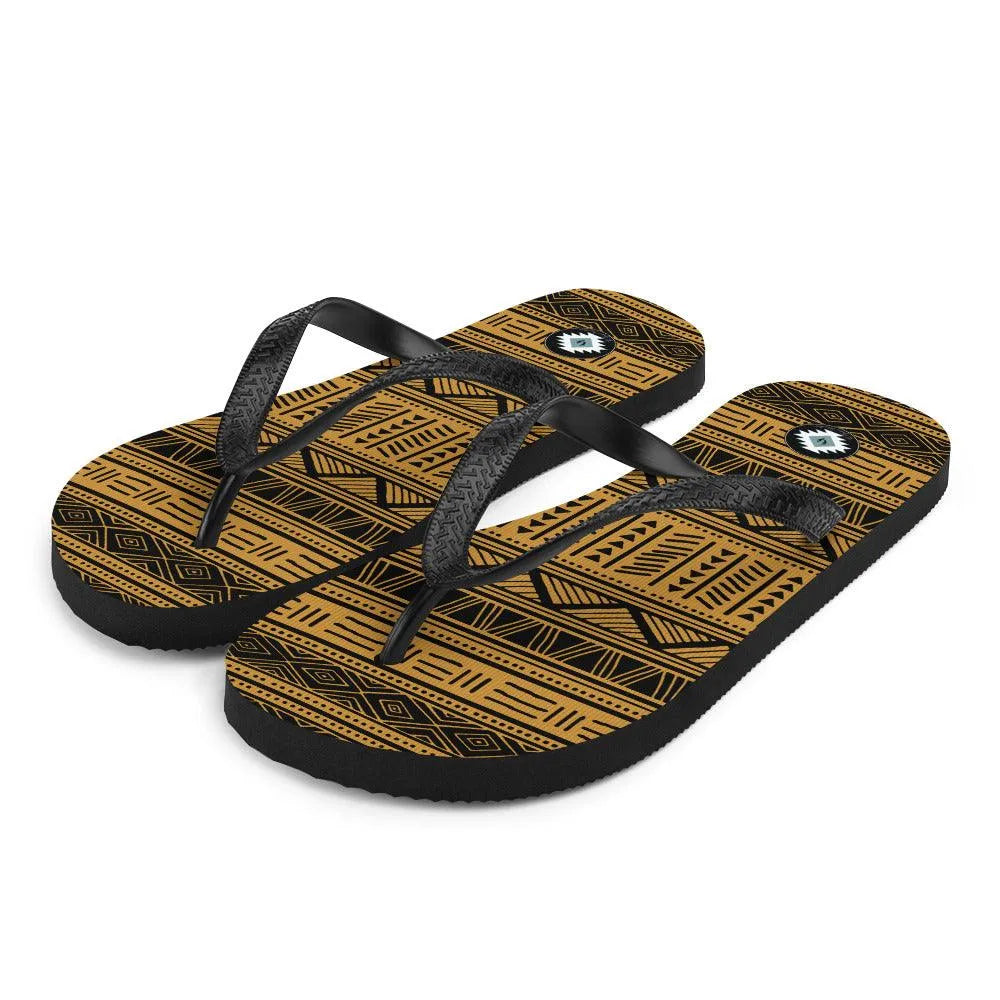 African Print Flip Flops - The Global Wanderer