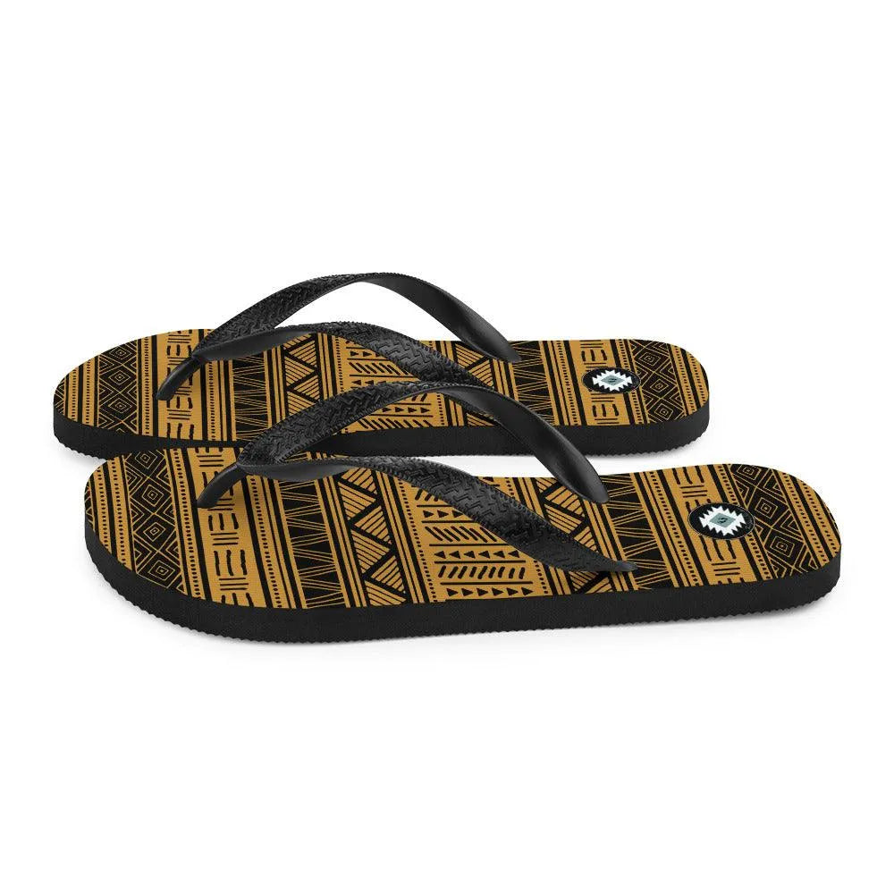 African Print Flip Flops - The Global Wanderer