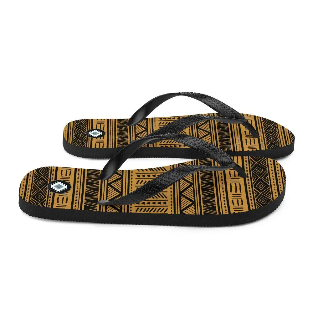 African Print Flip Flops - The Global Wanderer