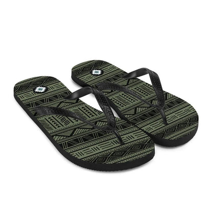 African Print Flip Flops - The Global Wanderer