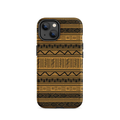 African Print Tough MagSafe iPhone® Case - The Global Wanderer