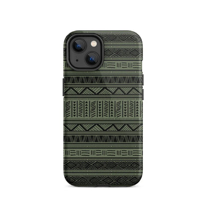 African Print Tough MagSafe iPhone® Case - The Global Wanderer