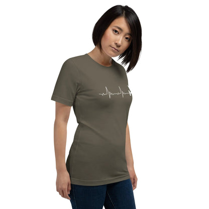 Airplane Heartbeat T-Shirt - The Global Wanderer