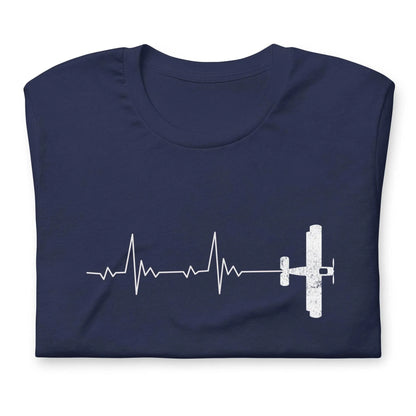 Airplane Heartbeat T-Shirt - The Global Wanderer