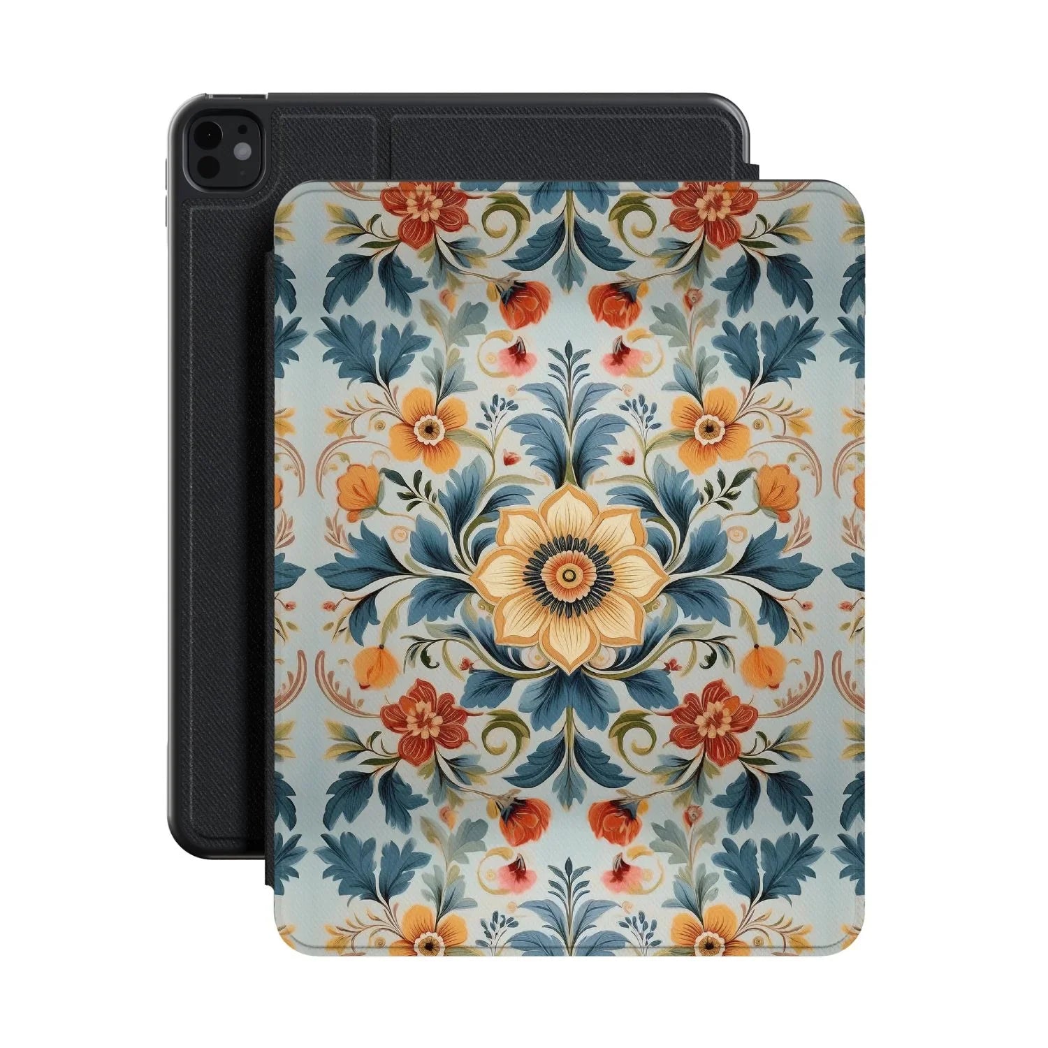 Ålesund Mist Rosemaling iPad Case - The Global Wanderer
