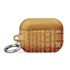 Savanna Ochre Mud Cloth AirPods Pro 2 Case - The Global Wanderer