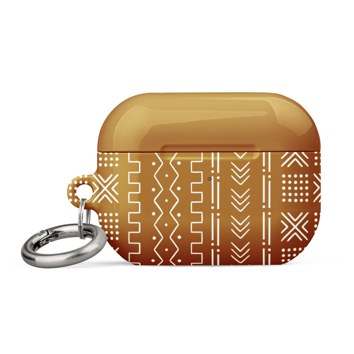 Savanna Ochre Mud Cloth AirPods Pro 2 Case - The Global Wanderer