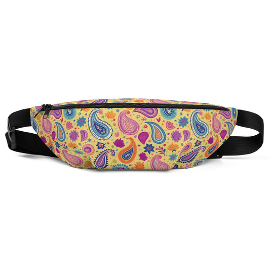 Indian Whimsical Paisley Fanny Pack - The Global Wanderer