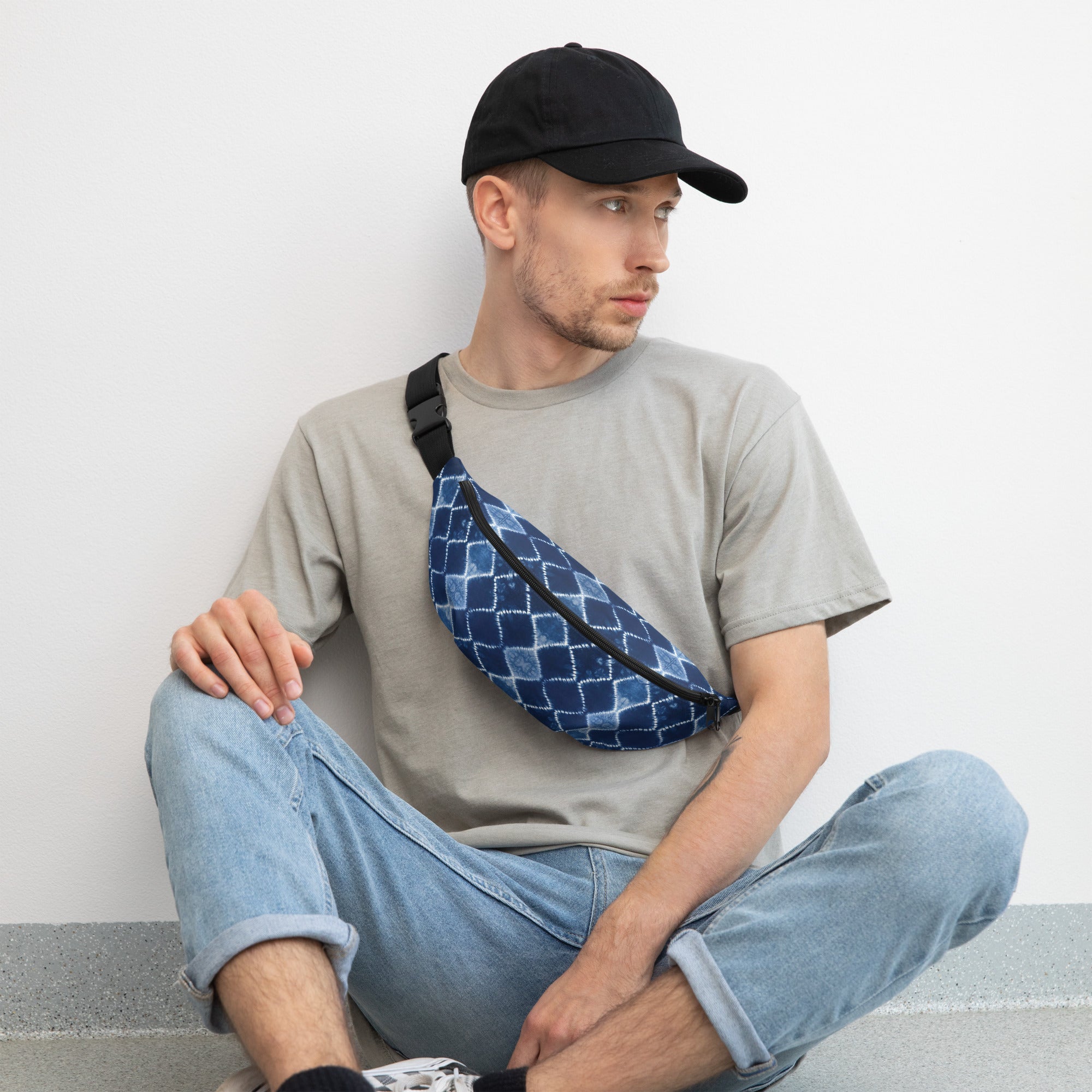Nara Heritage Shibori Fanny Pack - The Global Wanderer