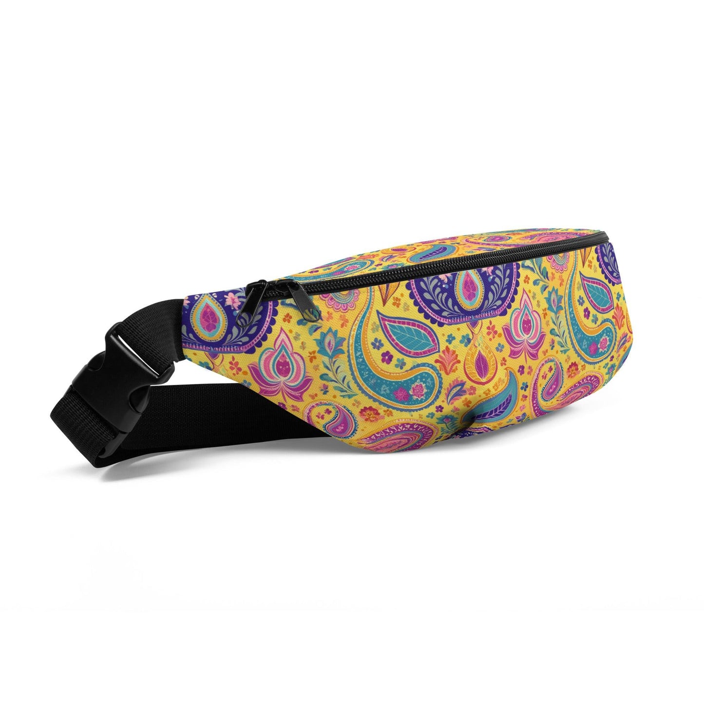 Indian Whimsical Paisley Fanny Pack - The Global Wanderer